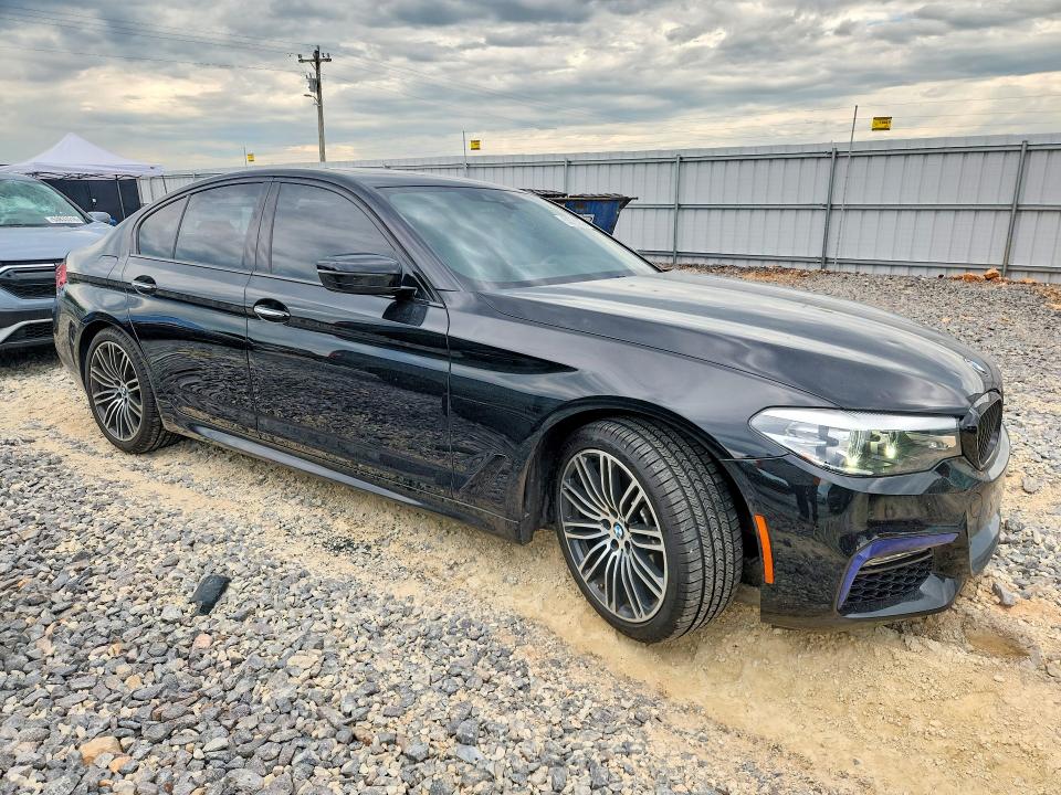 2018 BMW 5er VIN WBAJE7C54JG892376 COPART salvage auction — HAIL, Mo - Salvage Certificate Of Title, sold $11,200 on 2026-07-27 (photo 4)