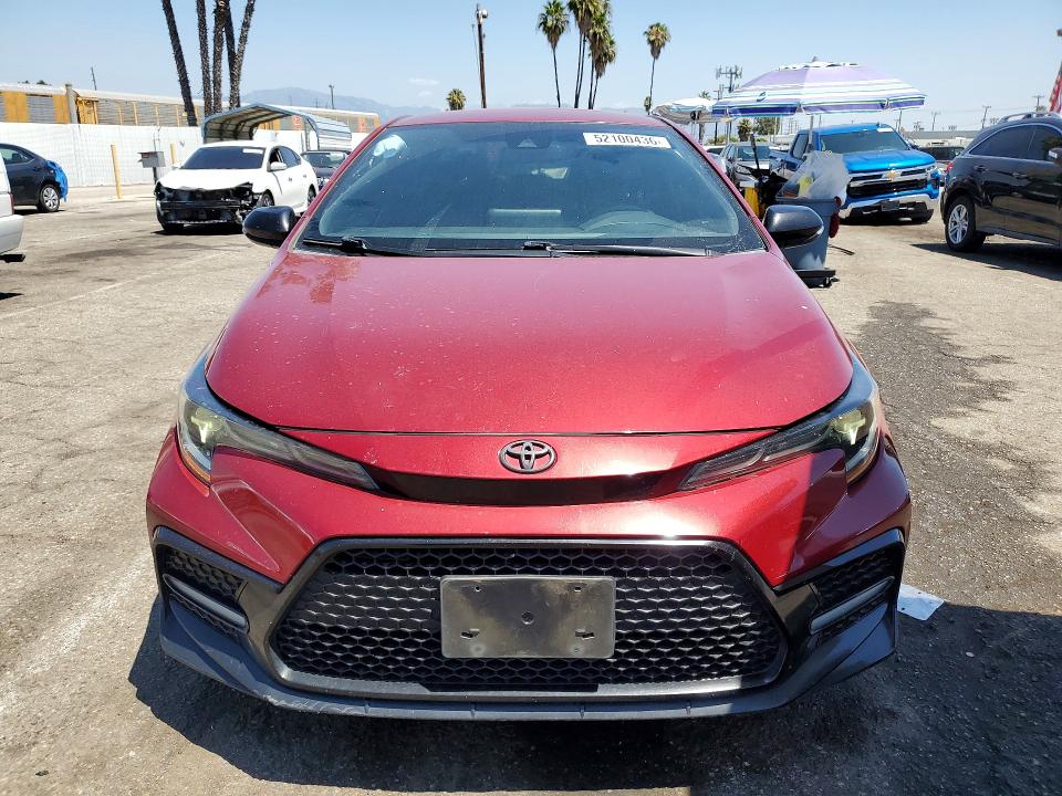 2022 Toyota VIN 5YFS4MCE3NP103731 COPART salvage auction — REAR END, Ca - Salvage Certificate, sold $5,900 on 2026-07-10 (photo 5)