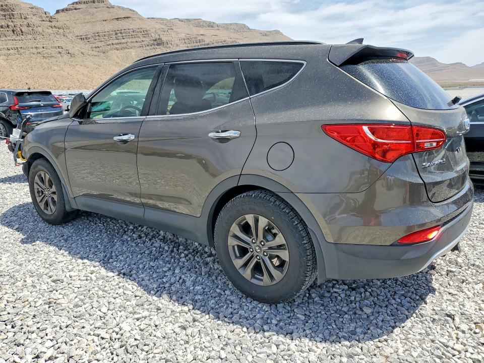 2014 Hyundai Santa fe VIN 5XYZU3LB4EG175024 COPART salvage auction — FRONT END, NV - SALVAGE TITLE, sold $1,250 on 2026-07-20 (photo 2)