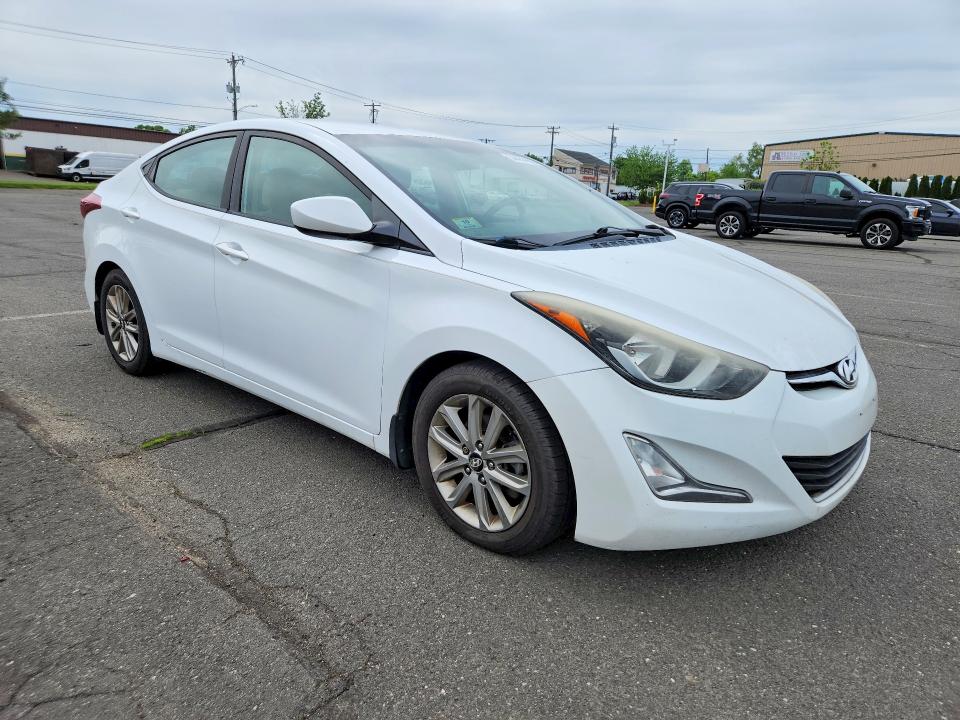 2015 Hyundai Elantra VIN 5NPDH4AE1FH634750 COPART salvage auction — MINOR DENT/SCRATCHES, Ma - Certificate Of Title, sold $2,050 on 2026-07-02 (photo 4)