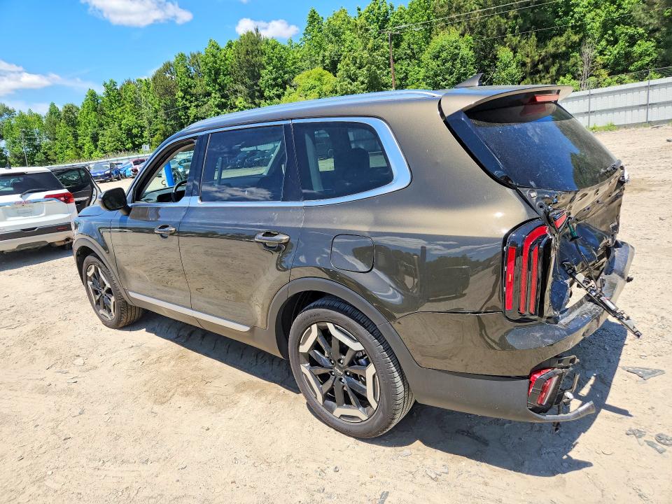 2025 Kia Telluride VIN 5XYP3DGC4SG662657 COPART salvage auction — REAR END, Va - Cert Of Title - Salvage, sold $11,400 on 2026-07-07 (photo 2)