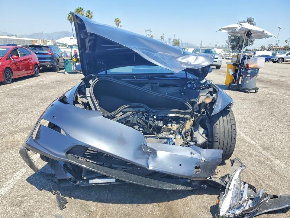 2021 Tesla Model s VIN 5YJSA1E58MF434352 COPART salvage auction — FRONT END, Ca - Salvage Certificate, sold $8,200 on 2026-07-21 (photo 5)