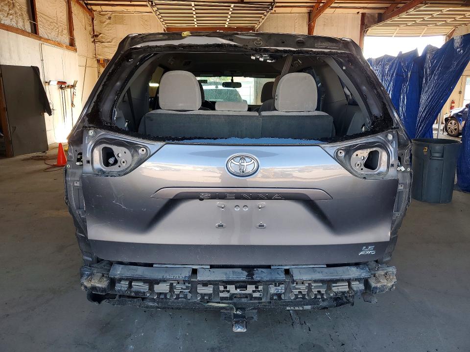 2017 Toyota Sienna VIN 5TDJZ3DC6HS178309 COPART salvage auction — REAR END, Ky - Cert Of Title-Salvage, sold $3,150 on 2026-07-13 (photo 6)