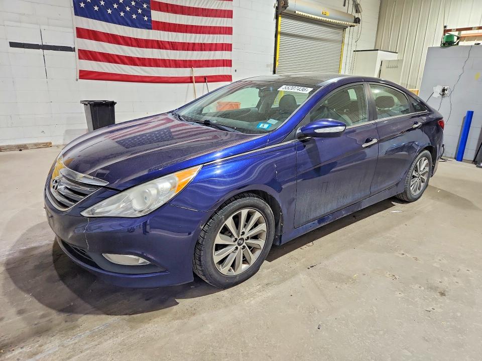 2014 Hyundai Sonata VIN 5NPEC4AC6EH887885 COPART salvage auction — FRONT END, Nh - Cert Of Title-Salvage, sold $675 on 2026-07-15 (photo 1)