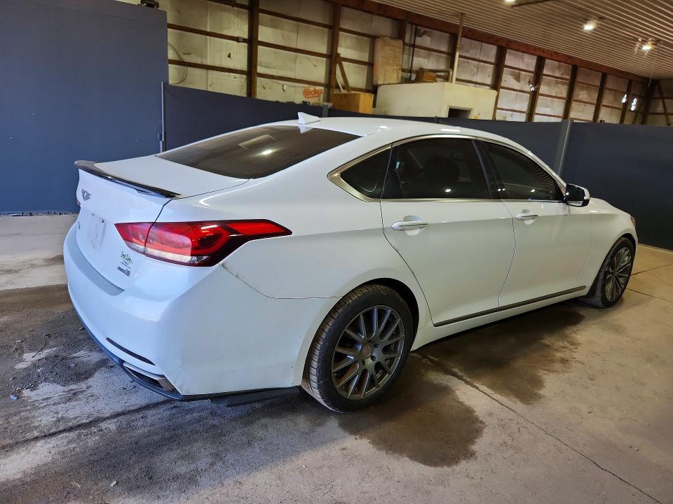 2015 Hyundai VIN KMHGN4JE6FU082685 COPART salvage auction — HAIL, Oh - Cert Of Title-Salvage, sold $2,100 on 2026-07-06 (photo 3)