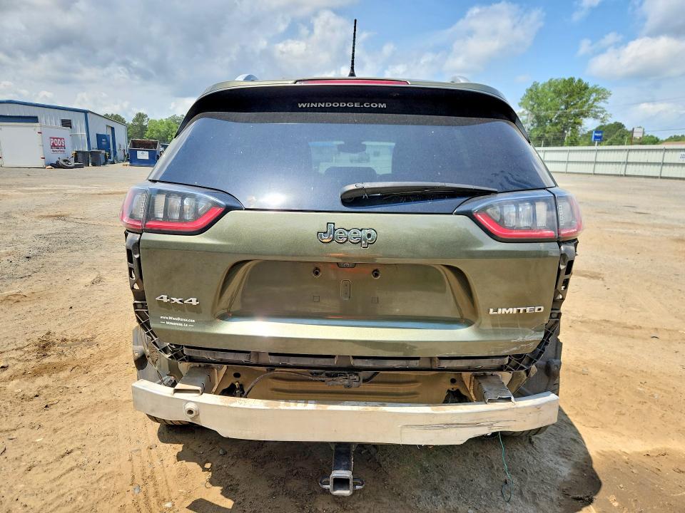 2019 Jeep Cherokee VIN 1C4PJMDN7KD179304 COPART salvage auction — REAR END, La - Cert Of Title-Salvage, sold $4,050 on 2026-07-09 (photo 6)