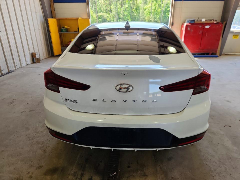 2019 Hyundai Elantra VIN 5NPD84LF2KH446643 COPART salvage auction — FRONT END, Va - Cert Of Title - Salvage, sold $1,900 on 2026-07-02 (photo 6)