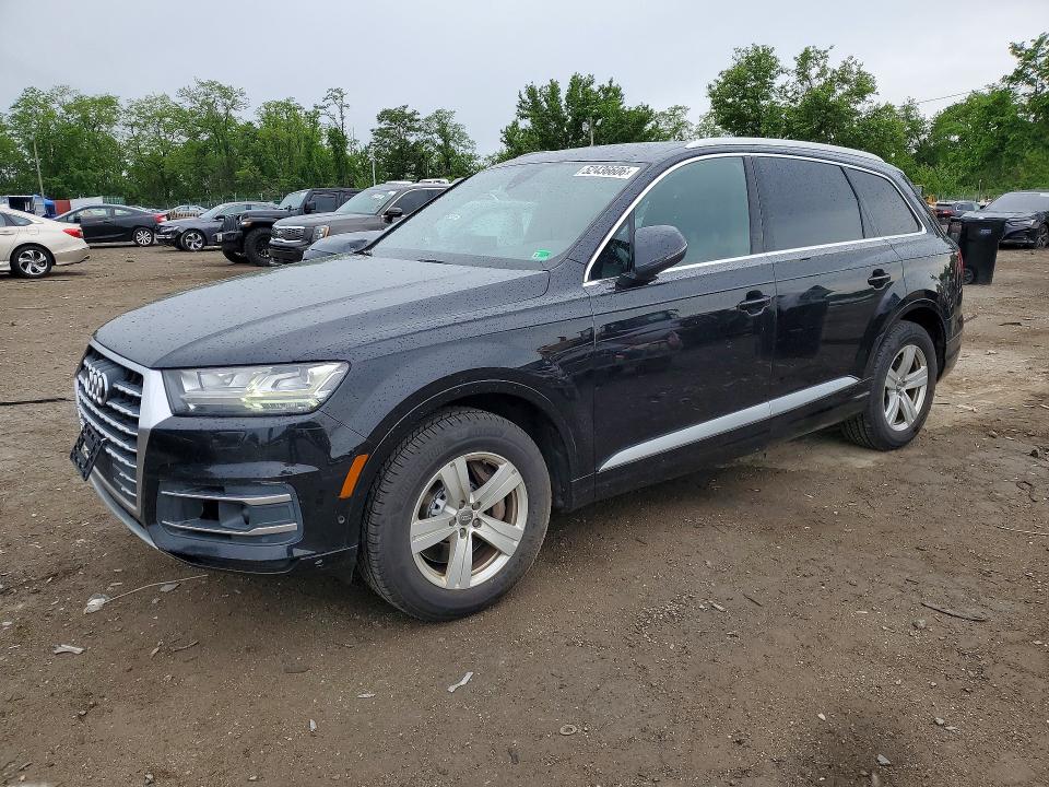 2019 Audi Q7 VIN WA1LHAF75KD016992 COPART salvage auction — SIDE, VA - CERTIFICATE OF TITLE, sold $6,600 on 2026-07-02 (photo 1)