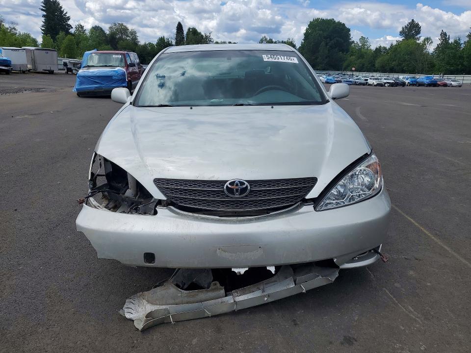 2004 Toyota Camry VIN JTDBE32K740260041 COPART salvage auction — FRONT END, Or - Salvage Title Certificate, sold $225 on 2026-07-29 (photo 5)