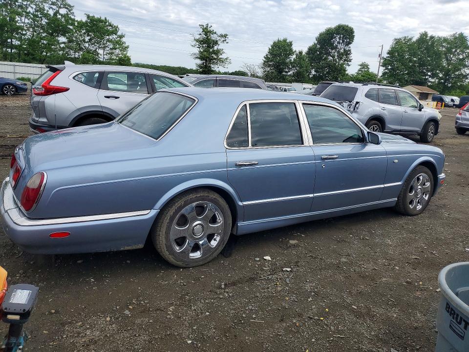 2000 Bentley Arnage VIN SCBLC31E5YCX05308 COPART salvage auction — MECHANICAL, NJ - CERTIFICATE OF TITLE (P), sold $16,950 on 2026-07-27 (photo 3)