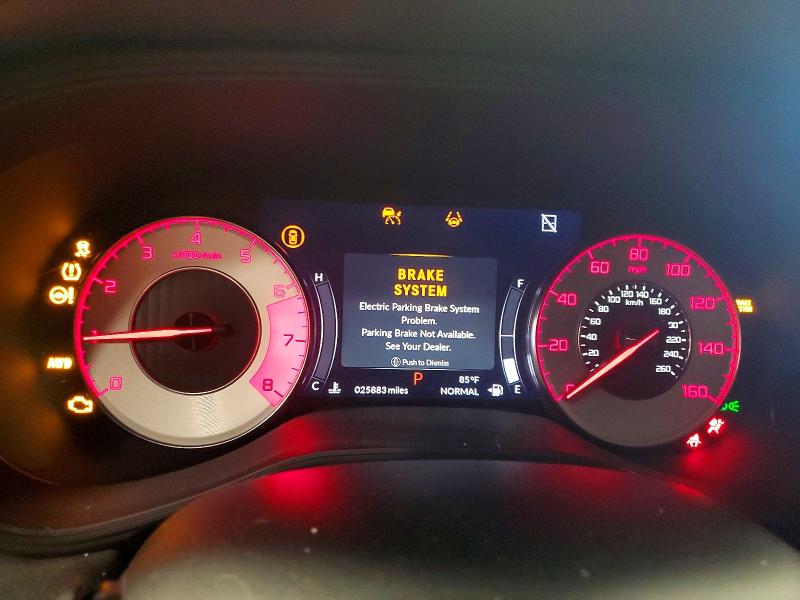2022 Acura Tlx VIN 19UUB7F90NA002084 COPART salvage auction — FRONT END, Mn - Cert Of Title-Salvage (P), sold $17,400 on 2026-07-28 (photo 9)