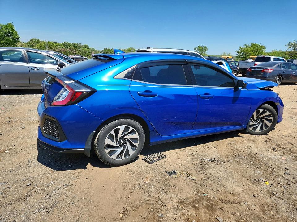 2017 Honda Civic VIN SHHFK7H27HU402337 COPART salvage auction — FRONT END, Md - Cert Of Salvage > 75% Damage, sold $650 on 2026-07-28 (photo 3)