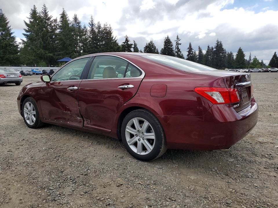 2008 Lexus Es 350 VIN JTHBJ46G682156186 COPART salvage auction — SIDE, Wa - Bill Of Sale, sold $1,750 on 2026-07-07 (photo 2)