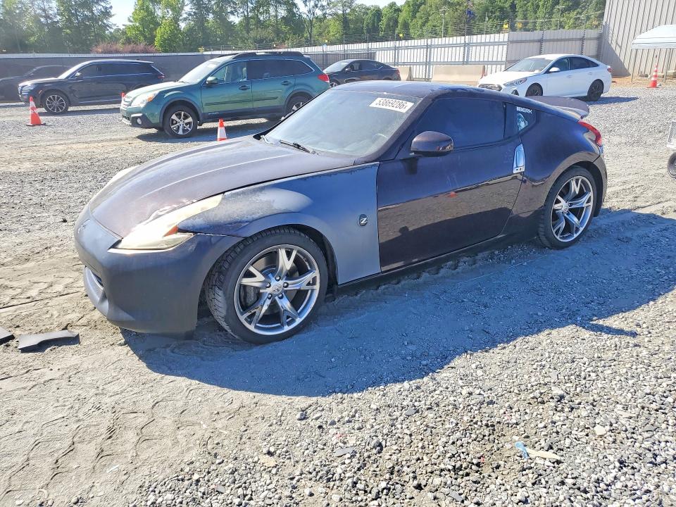 2010 Nissan 370z VIN JN1AZ4EH5AM501365 COPART salvage auction — FRONT END, Sc - Cert Of Title-Salvage, sold $4,200 on 2026-07-27 (photo 1)
