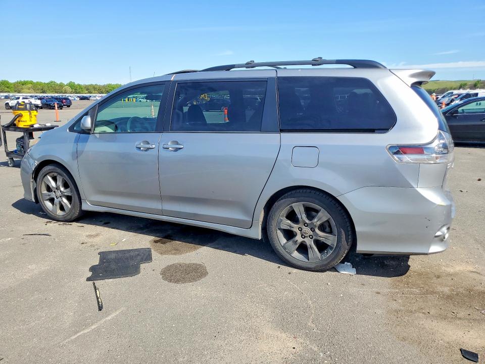 2011 Toyota Sienna VIN 5TDXK3DC8BS114990 COPART salvage auction — FRONT END, Ny - Mv-907A Salvage Certificate, sold $2,400 on 2026-07-08 (photo 2)