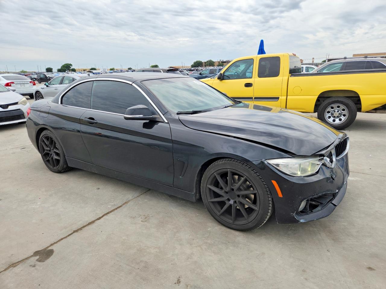 2017 BMW 4 Series VIN WBA4U7C50H5H19396 COPART salvage auction — Front End, TX - SALVAGE VEHICLE TITLE, sold $5,100 on 2026-07-02 (photo 4)
