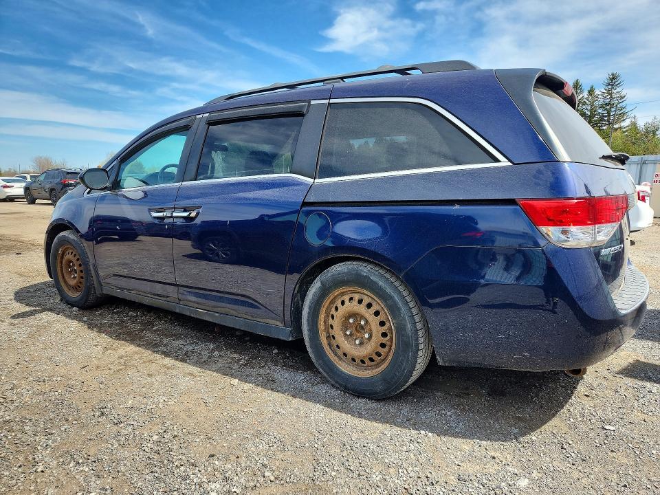 2016 Honda Odyssey VIN 5FNRL5H43GB502189 COPART salvage auction — UNDERCARRIAGE, On - Permit Salvage, sold $2,700 on 2026-07-02 (photo 2)