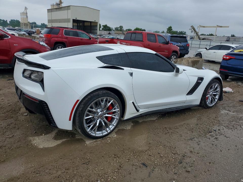2016 Chevrolet Corvette VIN 1G1YU2D65G5604506 COPART salvage auction — VANDALISM, Mi - Certificate Of Title, sold $31,000 on 2026-07-21 (photo 3)