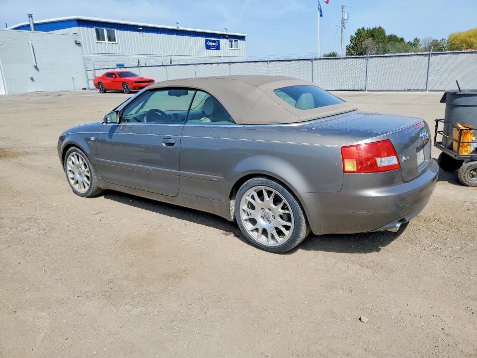 2005 Audi A4 VIN WAUET48H65K021166 COPART salvage auction — VANDALISM, On - Permit Salvage, sold $475 on 2026-07-02 (photo 2)