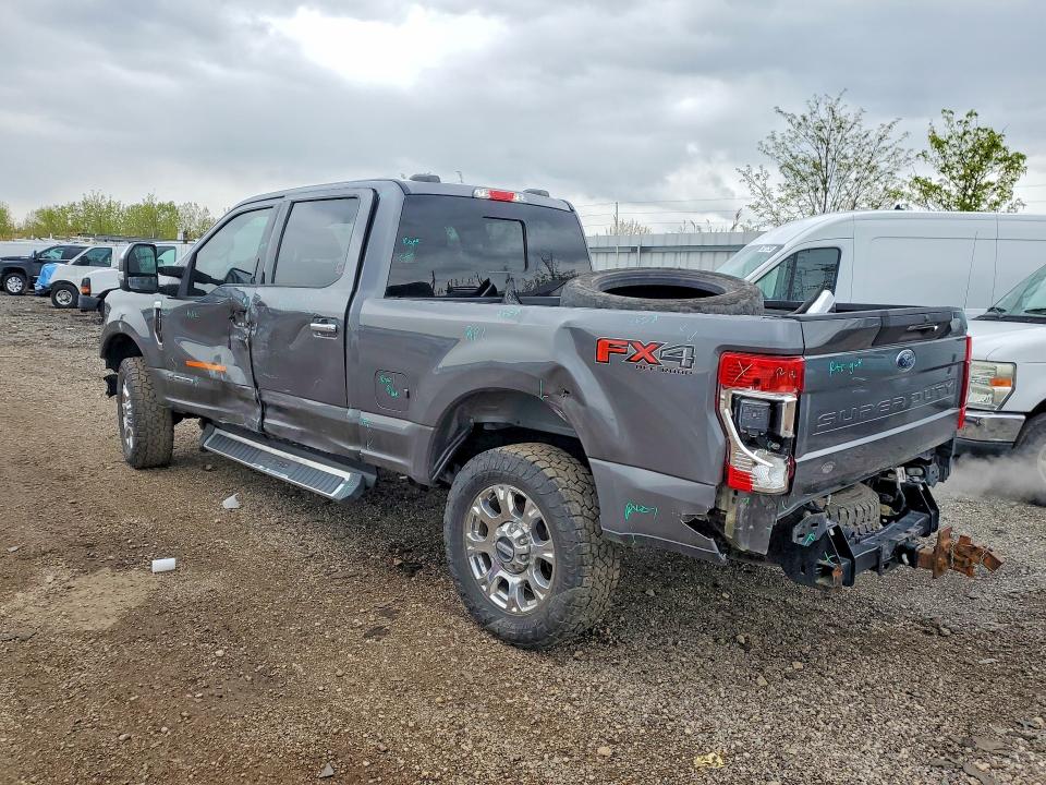 2021 Ford F-250 super duty VIN 1FT7W2BT4MED87452 COPART salvage auction — ALL OVER, Il - Salvage Certificate, sold $15,700 on 2026-07-28 (photo 2)