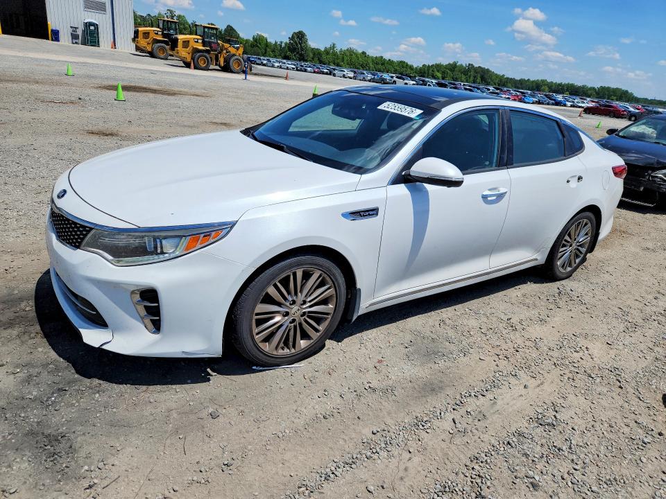 2016 Kia Optima VIN 5XXGV4L2XGG086592 COPART salvage auction — FRONT END, Nc - Salvage Certificate Of Title, sold $1,800 on 2026-07-20 (photo 1)