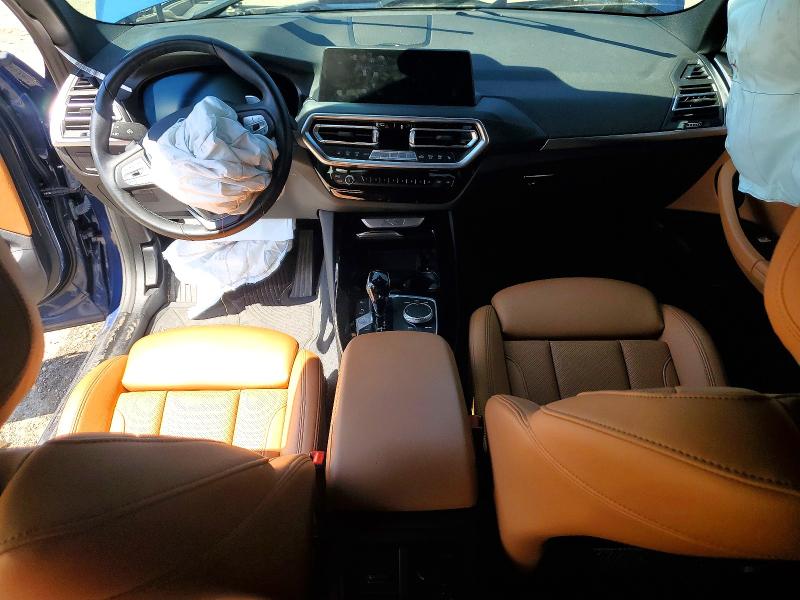 2022 BMW X3 VIN 5UX53DP00N9N40198 COPART salvage auction — FRONT END, Mi - Certificate Of Title, sold $17,600 on 2026-07-17 (photo 8)