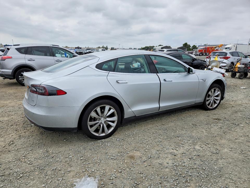 2013 Tesla VIN 5YJSA1CN7DFP27081 COPART salvage auction — FRONT END, Ca - Salvage Certificate, sold $2,850 on 2026-07-31 (photo 3)