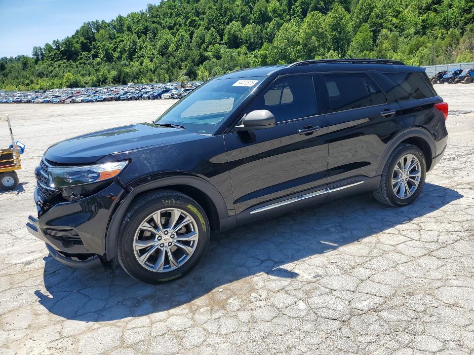 2020 Ford Explorer VIN 1FMSK8DH1LGB15294 COPART salvage auction — FRONT END, Ky - Cert Of Title-Salvage, sold $6,300 on 2026-07-02 (photo 1)