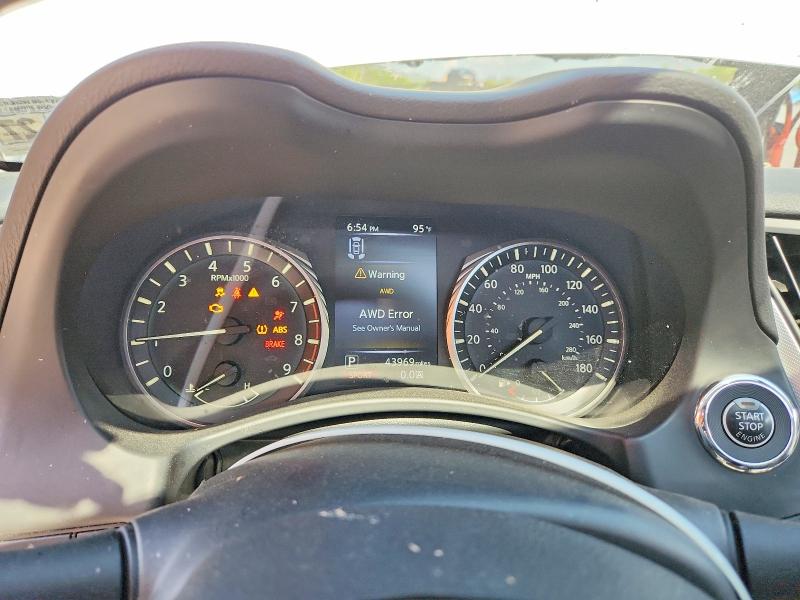 2022 Infiniti Q50 VIN JN1EV7BR1NM340224 COPART salvage auction — FRONT END, Nj - Cert Of Title-Salvage, sold $5,400 on 2026-07-02 (photo 9)
