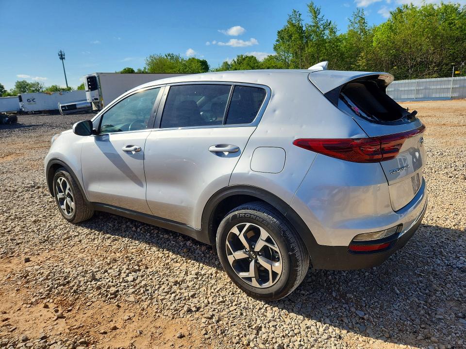 2021 Kia Sportage VIN KNDPM3AC0M7888985 COPART salvage auction — HAIL, Mo - Salvage Certificate Of Title, sold $2,800 on 2026-07-07 (photo 2)