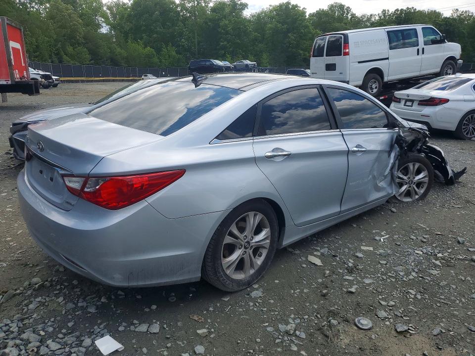 2012 Hyundai Sonata VIN 5NPEC4AC9CH357360 COPART salvage auction — FRONT END, Md - Cert Of Salvage > 75% Damage, sold $225 on 2026-07-28 (photo 3)