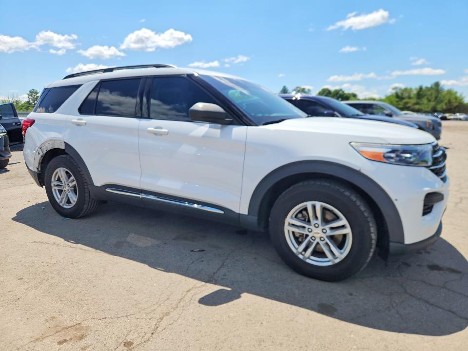 2021 Ford Explorer VIN 1FMSK7DH0MGA55701 COPART salvage auction — REAR END, Pa - Certificate Of Salvage, sold $6,900 on 2026-07-02 (photo 4)