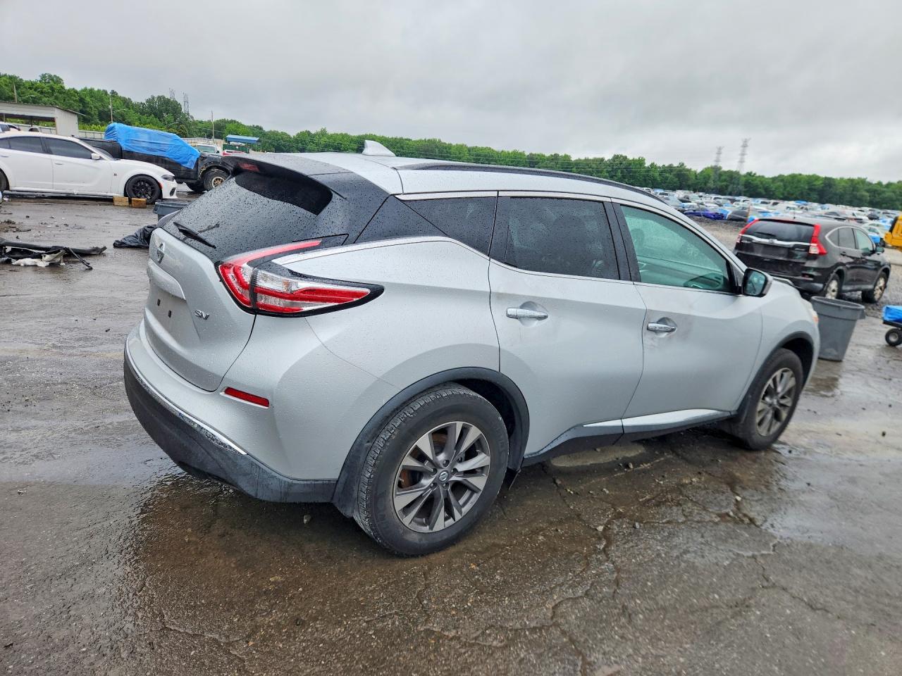 2017 Nissan Murano VIN 5N1AZ2MG6HN170533 COPART salvage auction — Normal Wear, TN - SALVAGE CERTIFICATE, sold $2,300 on 2026-07-09 (photo 3)