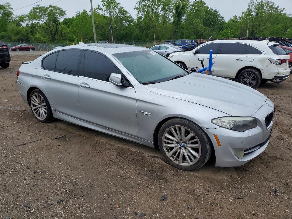2011 BMW 5 series VIN WBAFR1C5XBC743471 COPART salvage auction — REAR END, Va - Cert Of Title-Salvage History, sold $875 on 2026-07-07 (photo 4)