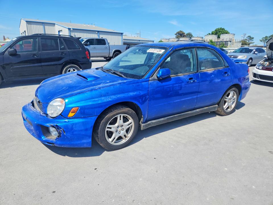 2003 Subaru Wrx VIN JF1GD29643G506731 COPART salvage auction — FRONT END, Ok - Certificate Of Title, sold $1,550 on 2026-07-08 (photo 1)