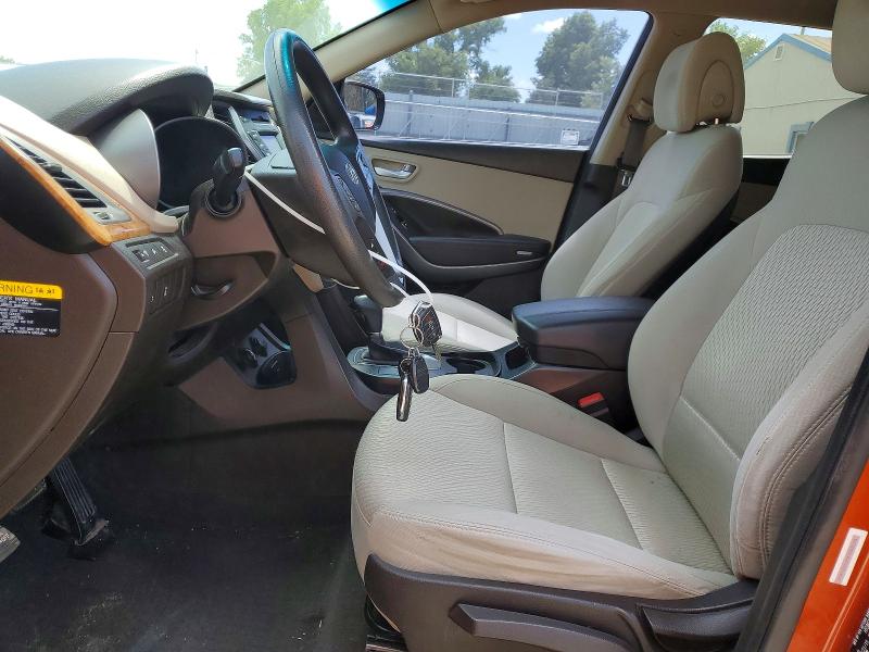 2015 Hyundai Santa fe VIN 5XYZTDLB6FG271862 COPART salvage auction — REAR END, Ks - Cert Of Title-Salvage, sold $1,400 on 2026-07-08 (photo 7)