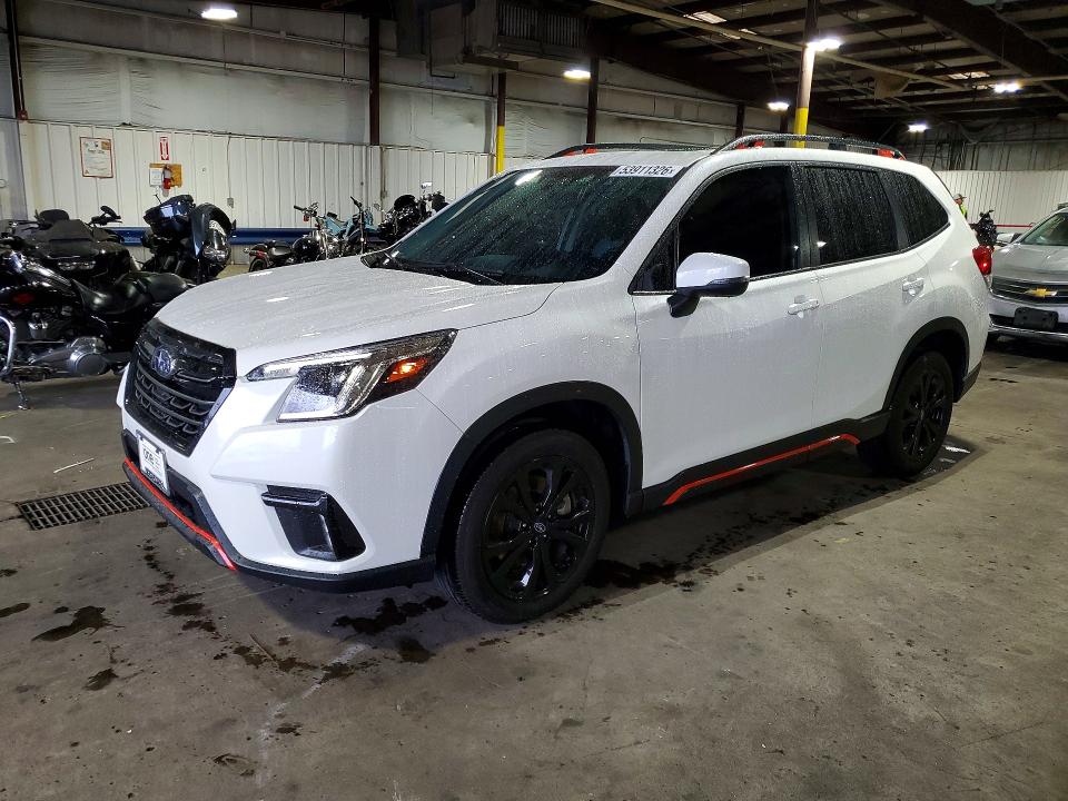 2024 Subaru Forester VIN JF2SKAGC9RH414466 COPART salvage auction — SIDE, Salvage Title, sold $10,100 on 2026-07-28 (photo 1)