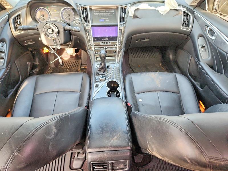2016 Infiniti Q50 VIN JN1EV7AP2GM300429 COPART salvage auction — FRONT END, Tx - Salvage Vehicle Title, sold $500 on 2026-07-16 (photo 8)