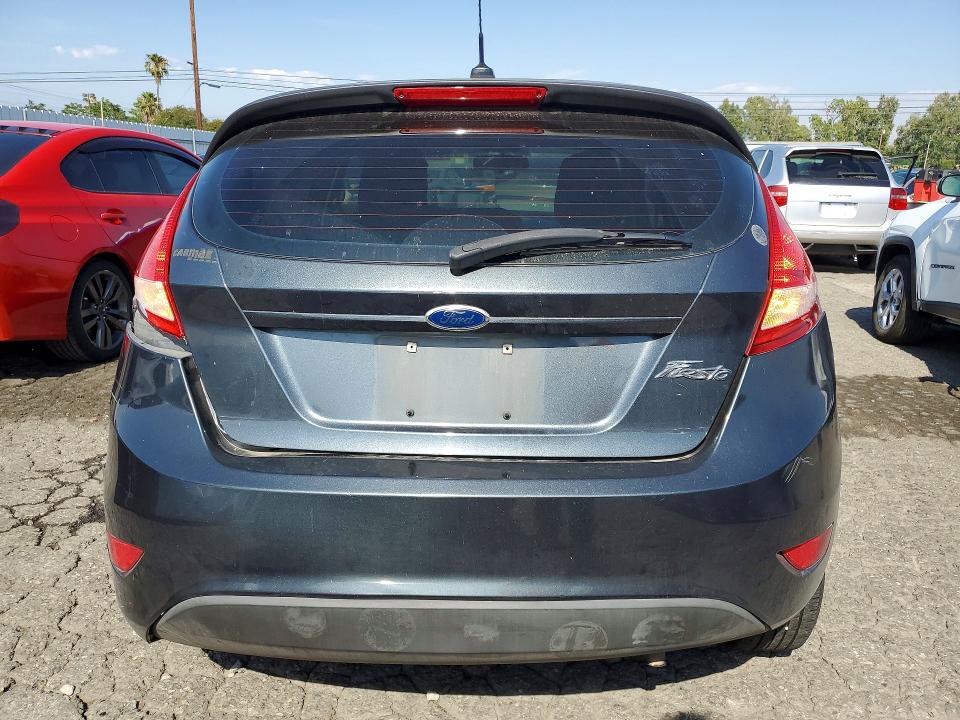 2011 Ford Fiesta VIN 3FADP4EJ8BM221132 COPART salvage auction — REAR END, Ca - Salvage Certificate, sold $250 on 2026-07-09 (photo 6)