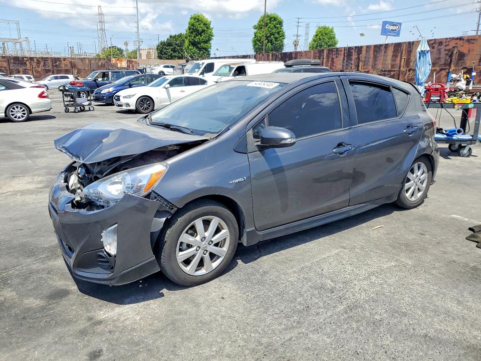 2017 Toyota Prius VIN JTDKDTB38H1591822 COPART salvage auction — FRONT END, Ca - Salvage Certificate, sold $1,250 on 2026-07-06 (photo 1)