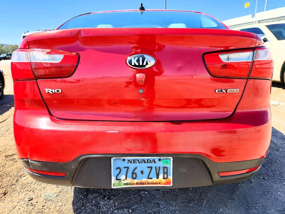 2013 Kia Rio VIN KNADN4A38D6177043 COPART salvage auction — FRONT END, Nv - Salvage Title, sold $425 on 2026-07-16 (photo 6)