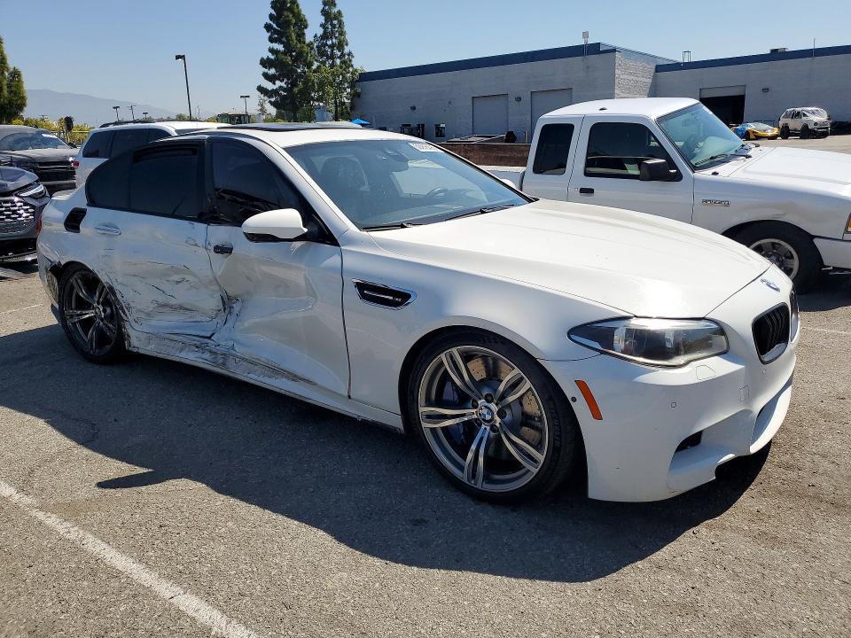 2014 BMW M5 VIN WBSFV9C54ED097574 COPART salvage auction — SIDE, CA - SALVAGE CERTIFICATE, sold $150 on 2026-07-21 (photo 4)