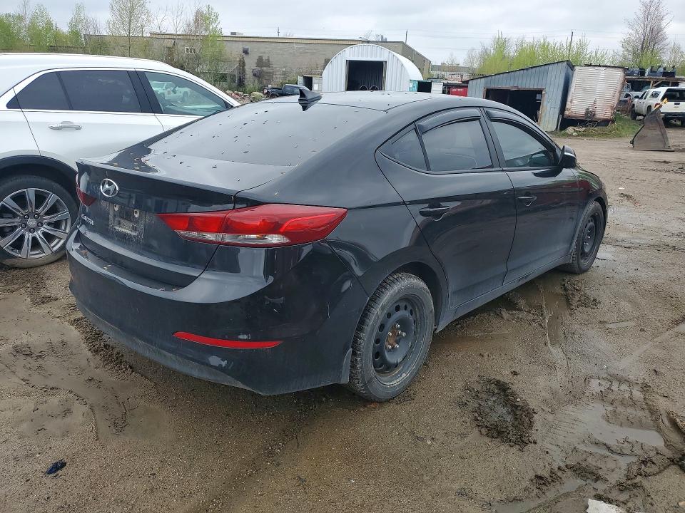 2017 Hyundai Elantra VIN KMHD84LF4HU249497 COPART salvage auction — SIDE, On - Permit Salvage, sold $3,600 on 2026-07-07 (photo 3)