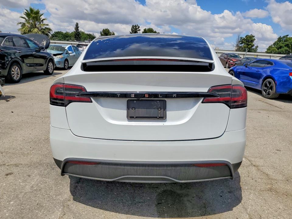 2023 Tesla Model x VIN 7SAXCAE5XPF425711 COPART salvage auction — FRONT END, Ca - Salvage Certificate, sold $23,400 on 2026-07-06 (photo 6)
