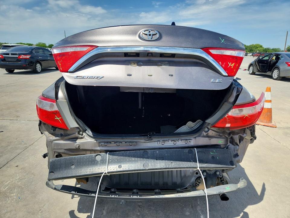 2015 Toyota Camry VIN 4T4BF1FK5FR457587 COPART salvage auction — REAR END, Tx - Certificate Of Title, sold $2,700 on 2026-07-02 (photo 6)