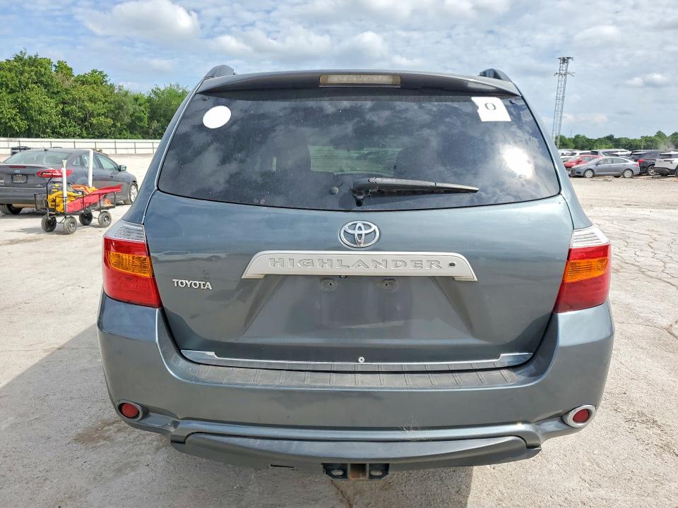 2010 Toyota Highlander VIN 5TDKK3EH6AS022201 COPART salvage auction — HAIL, Ok - Cert Of Title-Salvage, sold $3,950 on 2026-07-16 (photo 6)