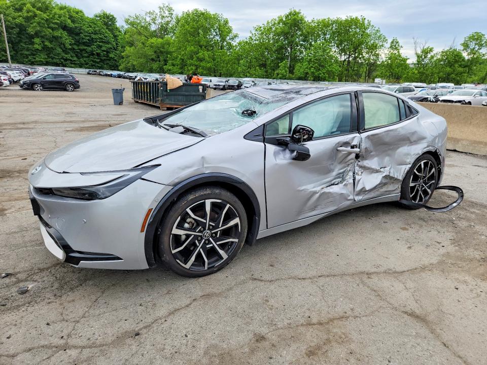 2025 Toyota Prius VIN JTDACACU1S3043473 COPART salvage auction — ROLLOVER, Ny - Mv-907A Salvage Certificate, sold $3,200 on 2026-07-16 (photo 1)