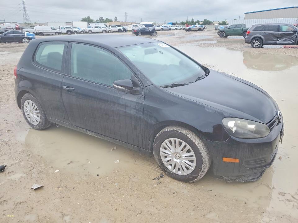 2012 Volkswagen Golf VIN WVWAB7AJ6CW247989 COPART salvage auction — MECHANICAL, Tx - Certificate Of Title, sold $900 on 2026-07-31 (photo 4)