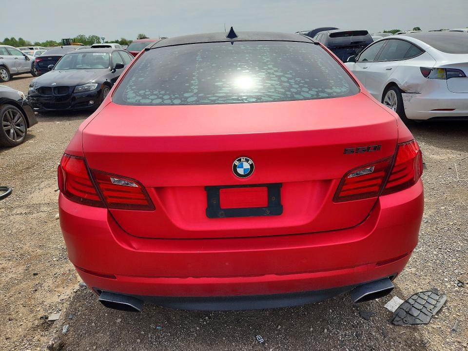 2011 BMW 5er VIN WBAFU9C5XBC786088 COPART salvage auction — SIDE, Il - Salvage Certificate, sold $1,550 on 2026-07-07 (photo 6)
