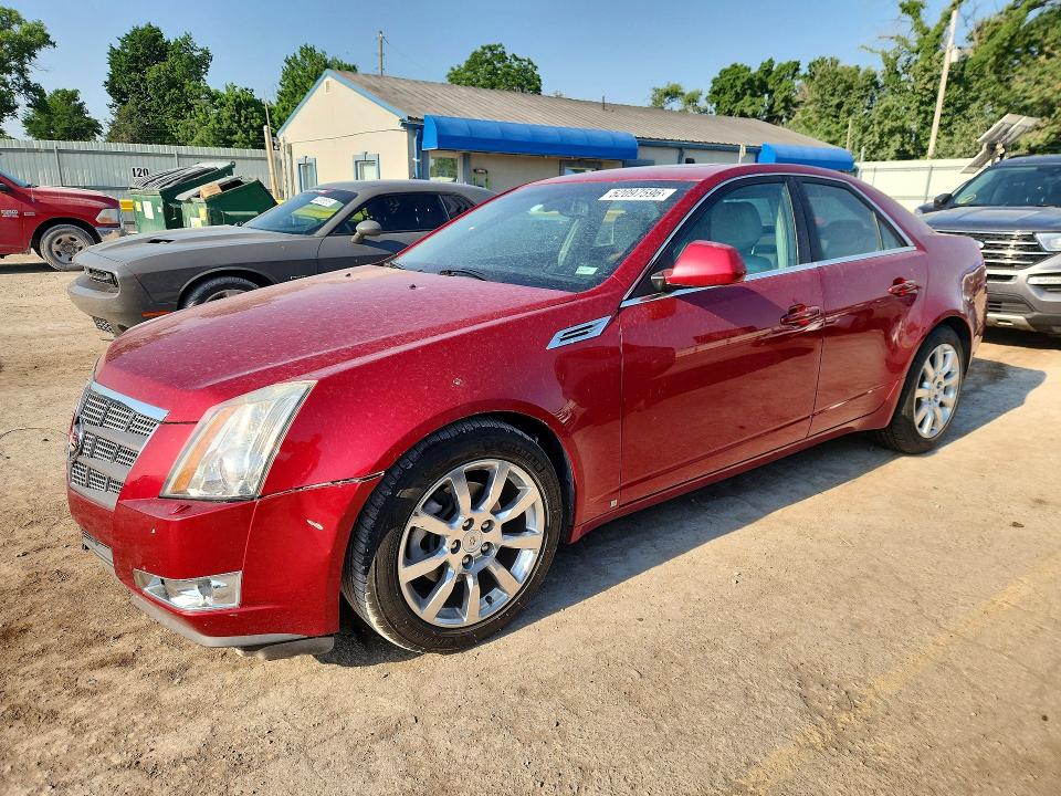 2009 Cadillac Cts VIN 1G6DT57V890125156 COPART salvage auction — FRONT END, Ks - Cert Of Title-Salvage, sold $700 on 2026-07-22 (photo 1)